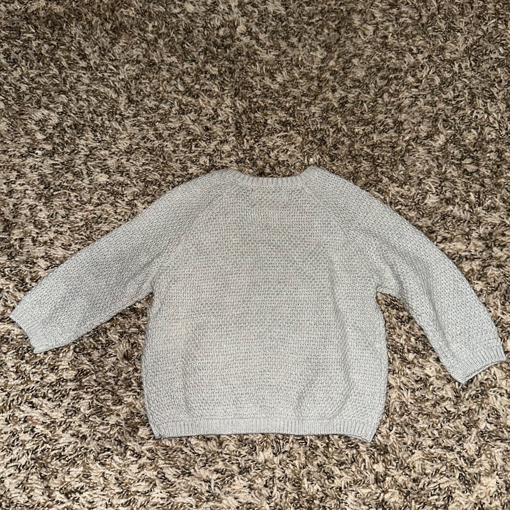 Gray Knit Sweater with buttons size 3-6Months - Picture 3 of 4